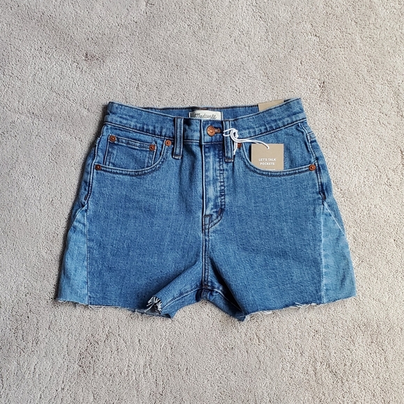 Madewell High-Rise Denim Short - Picture 2 of 10